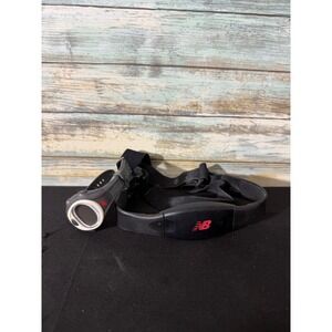 New Balance N2 HRM Heart Rate Monitor Watch Chest Strap Gray Black 12A09 Works